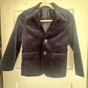 Crewcuts Navy Kids Velvet Blazer